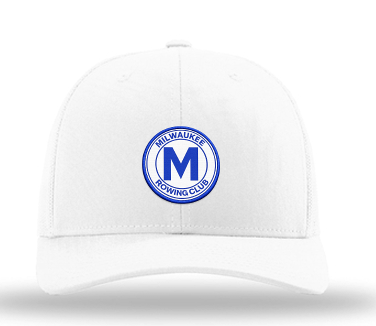 Richardson Patch Trucker Cap - White