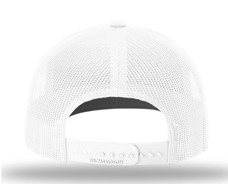 Richardson Patch Trucker Cap - White