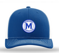 Richardson Patch Trucker Cap - Royal / White