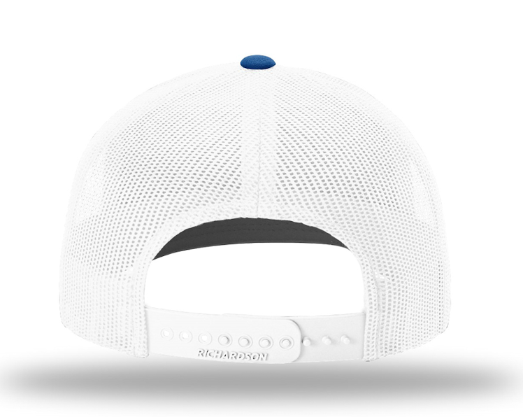 Richardson Patch Trucker Cap - Royal / White